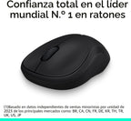 Logitech M185 Ratón Inalámbrico Ambidiestro Compacto con Empuñadura...