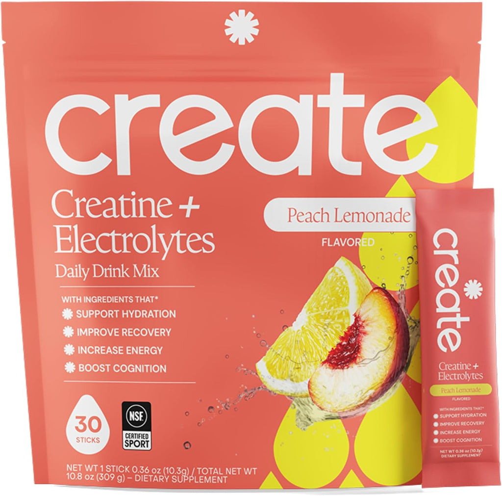 Create Creatina + electrolitos - Energía y fuerza - Limonada de mel...