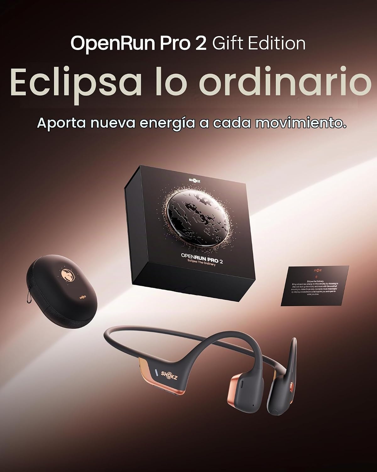 SHOKZ OpenRun Pro 2 Mini auriculares deportivos de conducción ósea,...