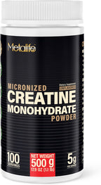 METALIFE - Polvo de monohidrato de creatina, 100 porciones, fabrica...