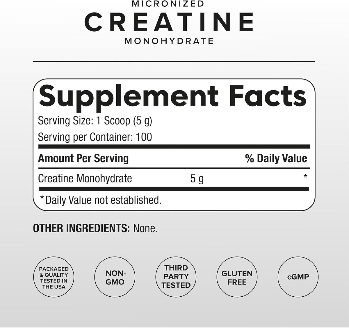 Puregen Labs - Monohidrato de creatina micronizada en polvo, 17.64...