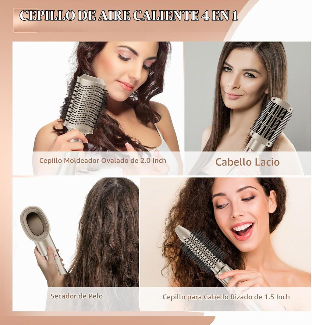 Nicebay Cepillo secador de pelo y cepillo secador multiestilizador...