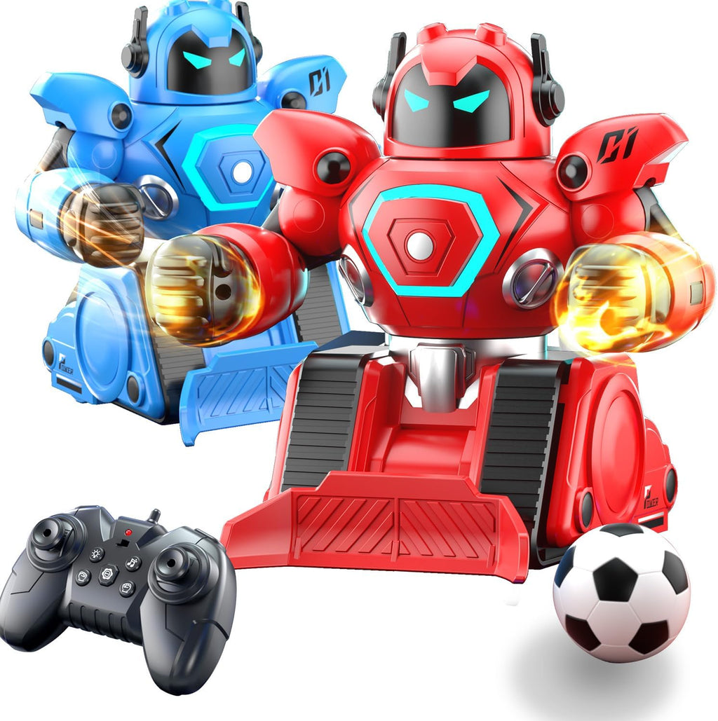 OBEST Juego de 2 robots de lucha con control remoto, robot de batal...