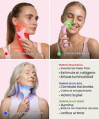 REVO Genie Masajeador facial para cara y cuello, dispositivo de bel...