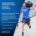 Creatina en polvo para los músculos, paquete de de 1, Negro, 1, 1 |...