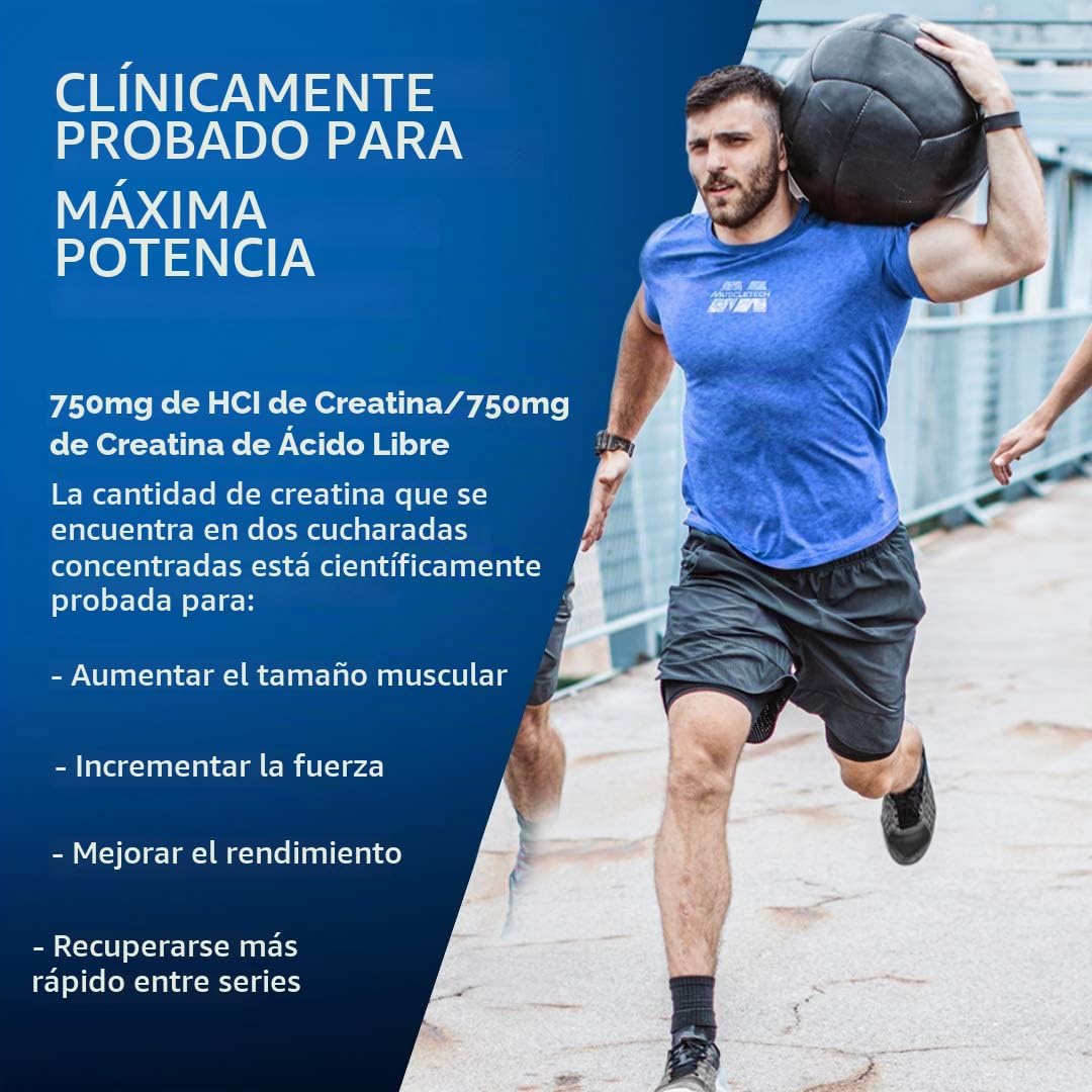 Creatina en polvo para los músculos, paquete de de 1, Negro, 1, 1 |...