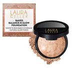 LAURA GELLER Baked Balance-N-Glow - Base de maquillaje en polvo ilu...