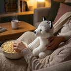 WEIGEDU Animales de peluche de husky siberiano, 12 pulgadas | Jugue...