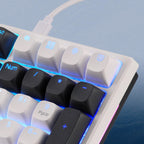 Redragon K668 Teclado para juegos RGB con cable intercambiable en c...