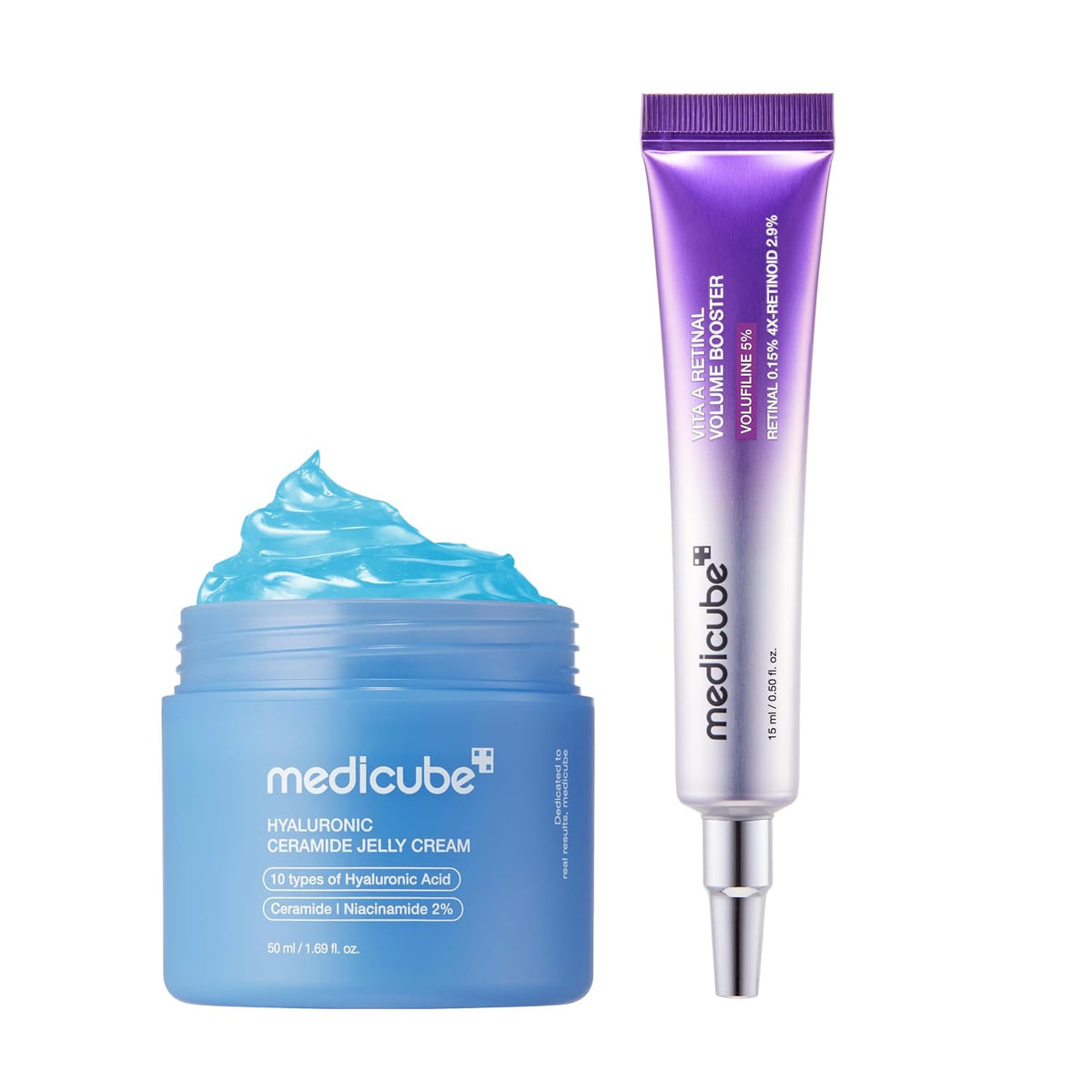 medicube Retinal Soothing Duo - Crema de gelatina de ácido hialurón...