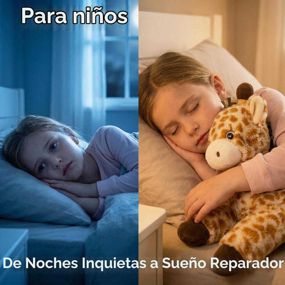 Niuniu Daddy Animales de peluche con peso, 20 en 3.3 libras, felpa...