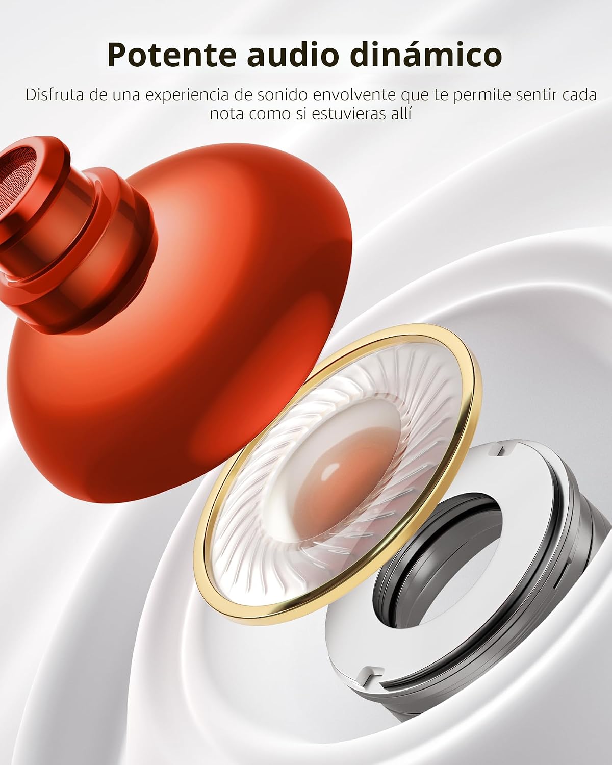 PocBuds Auriculares Bluetooth inalámbricos 80 horas de reproducción...