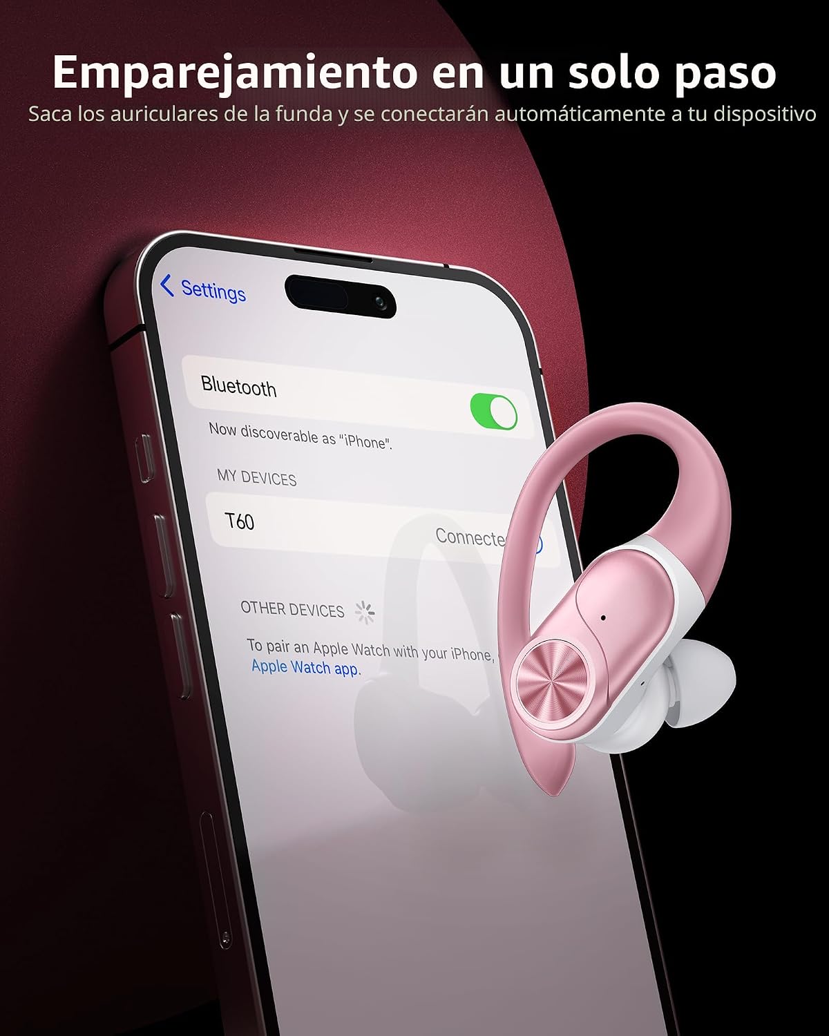 PocBuds Auriculares Bluetooth inalámbricos 80 horas de reproducción...