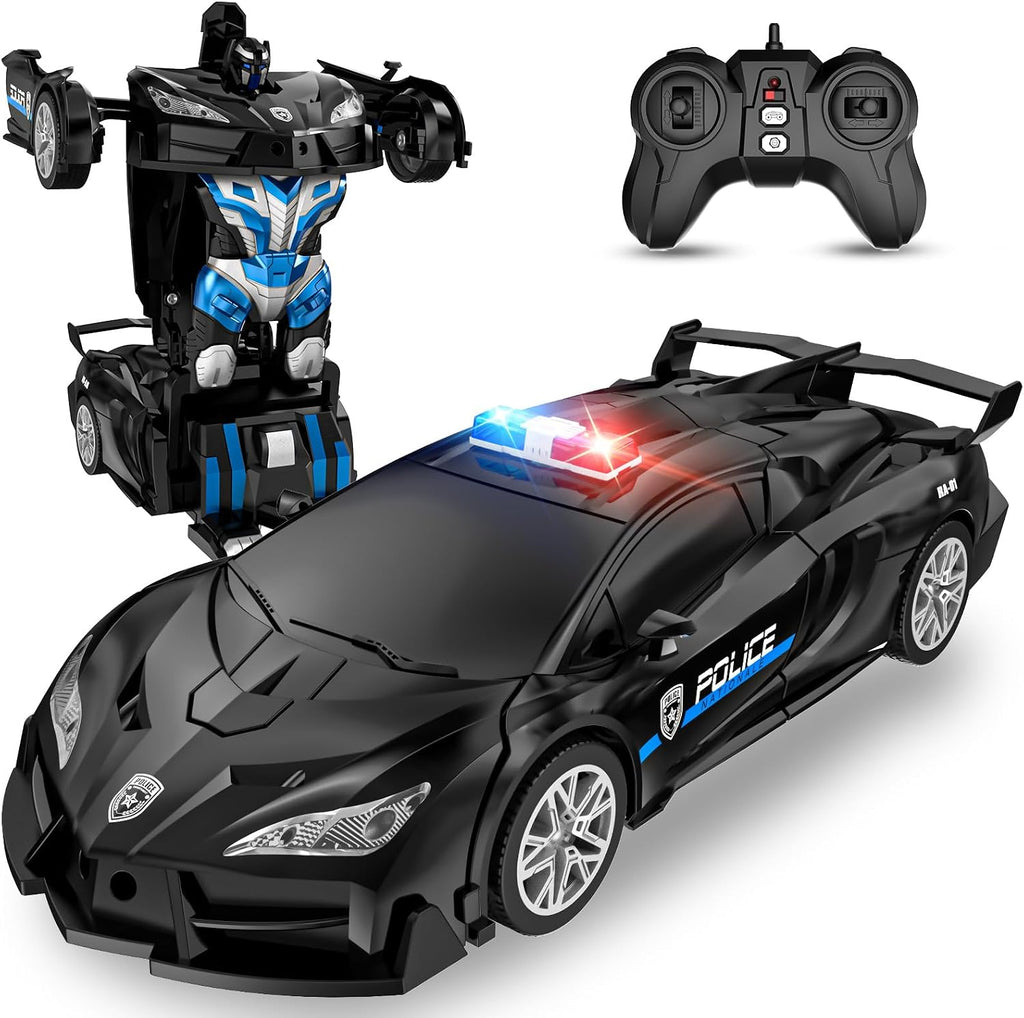 CEGOUFUN - Coche de control remoto con transformación de un botón,...