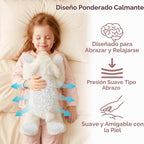 Niuniu Daddy - Peluche con peso de mono blanco de 20 pulgadas, almo...