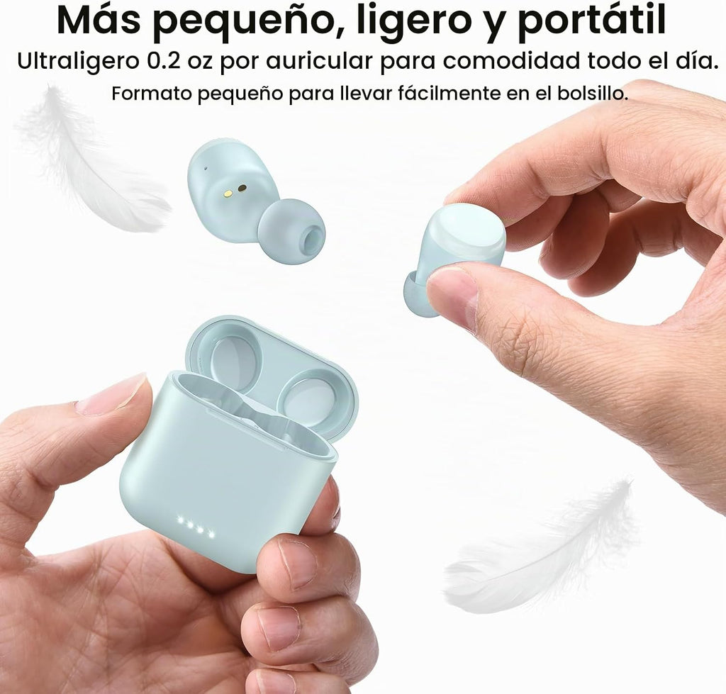 TOZO Auriculares inalámbricos T6 Bluetooth 5.3 con sonido estéreo e...