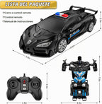 CEGOUFUN - Coche de control remoto con transformación de un botón,...