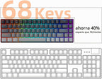 MageGee Teclado portátil 60% mecánico para juegos, retroiluminado R...