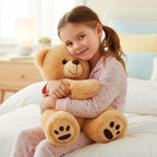 LotFancy Teddy Bear - Peluche de peluche suave de 15.0 in, color ma...