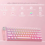 Aula WIN60 HE - Teclado mecánico para juegos 60% con cable, interru...