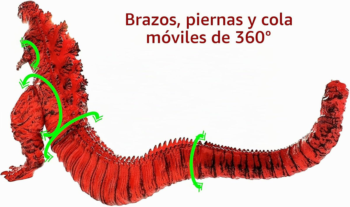 TwCare Juego de 2 figuras de espinilla de fuego legendario monstruo...