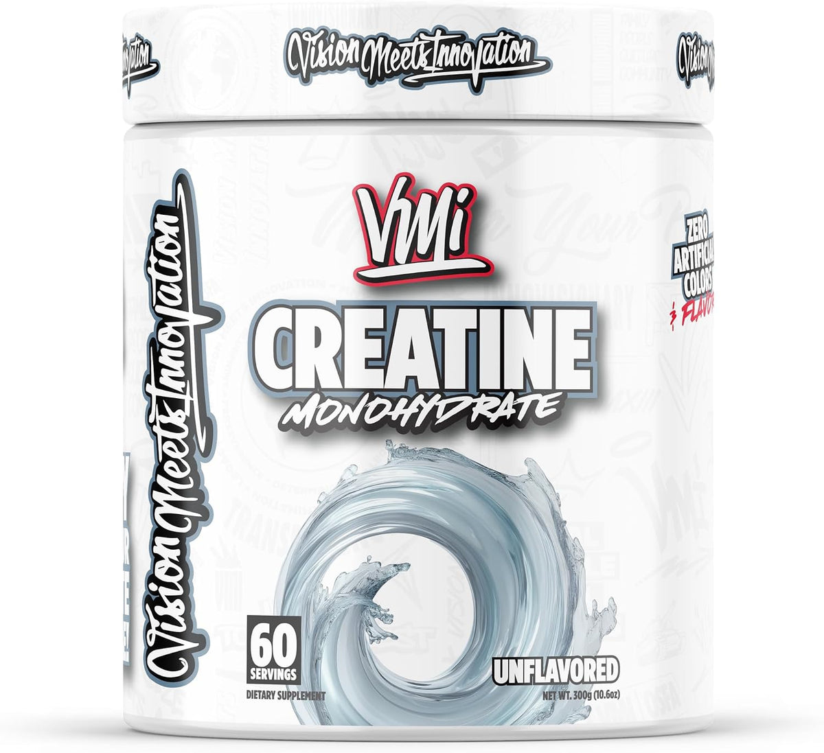 VMI Sports Monohidrato de creatina en polvo sin sabor Masa muscular...