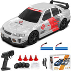 KAIMIO Coche de deriva a control remoto a escala 1:24 4WD 2.4GHz 30...