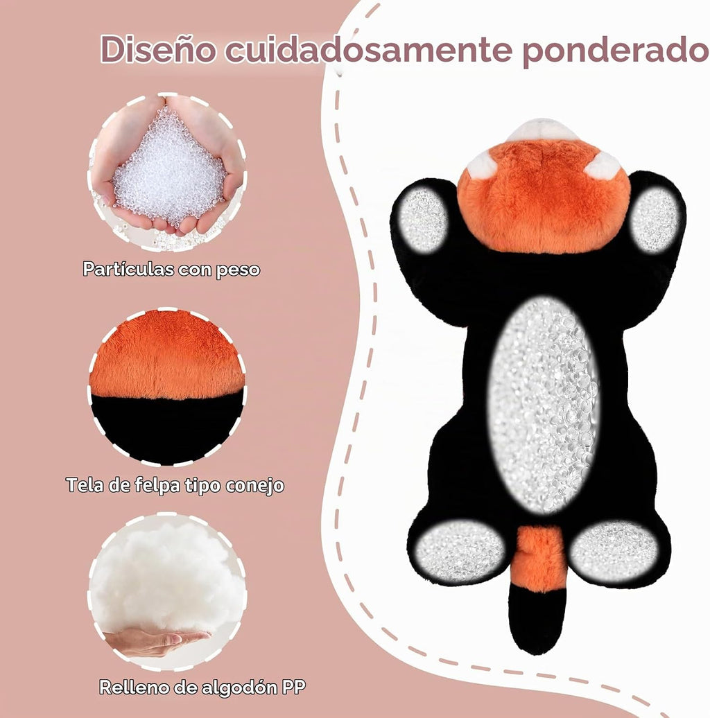 Niuniu Daddy - Animal de peluche con peso, 20 en 3.3 libras, Redpan...