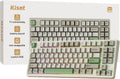 Kisnt Teclado mecánico inalámbrico KN85, diseño del 75%, Bluetooth\...