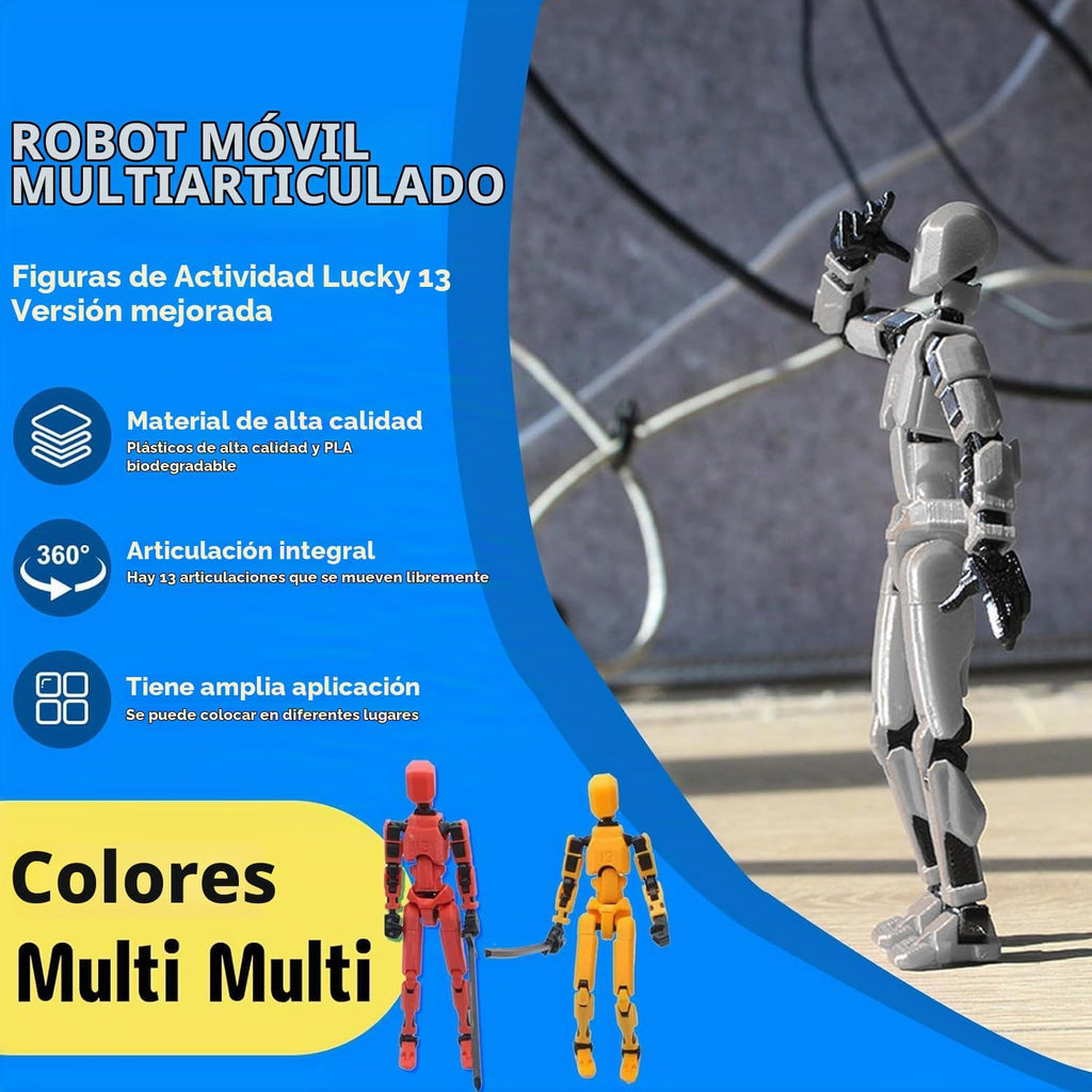 MerryXD T13 - Figura de acción 3D, figura de acción Nova Titan Luck...