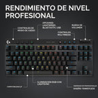 Teclado inalámbrico para juegos Logitech G PRO X TKL Lightspeed (li...