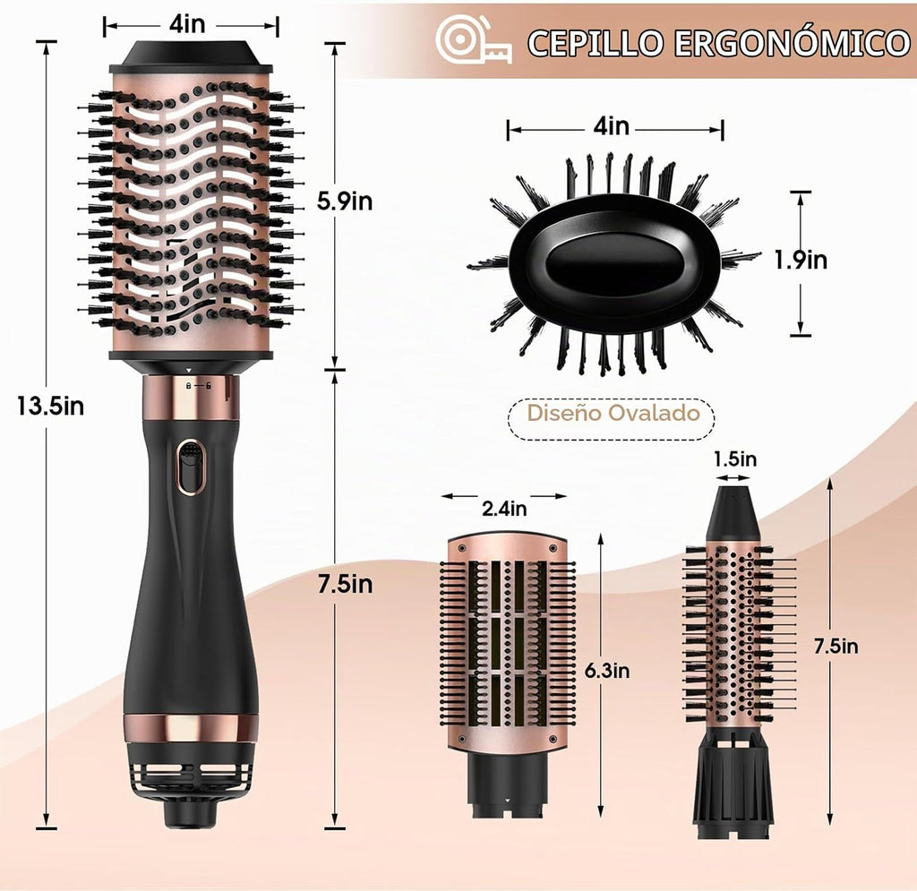 Nicebay Cepillo secador de pelo y cepillo secador multiestilizador...