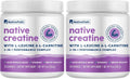 NativePath Monohidrato de creatina en polvo con L-leucina y L-carni...