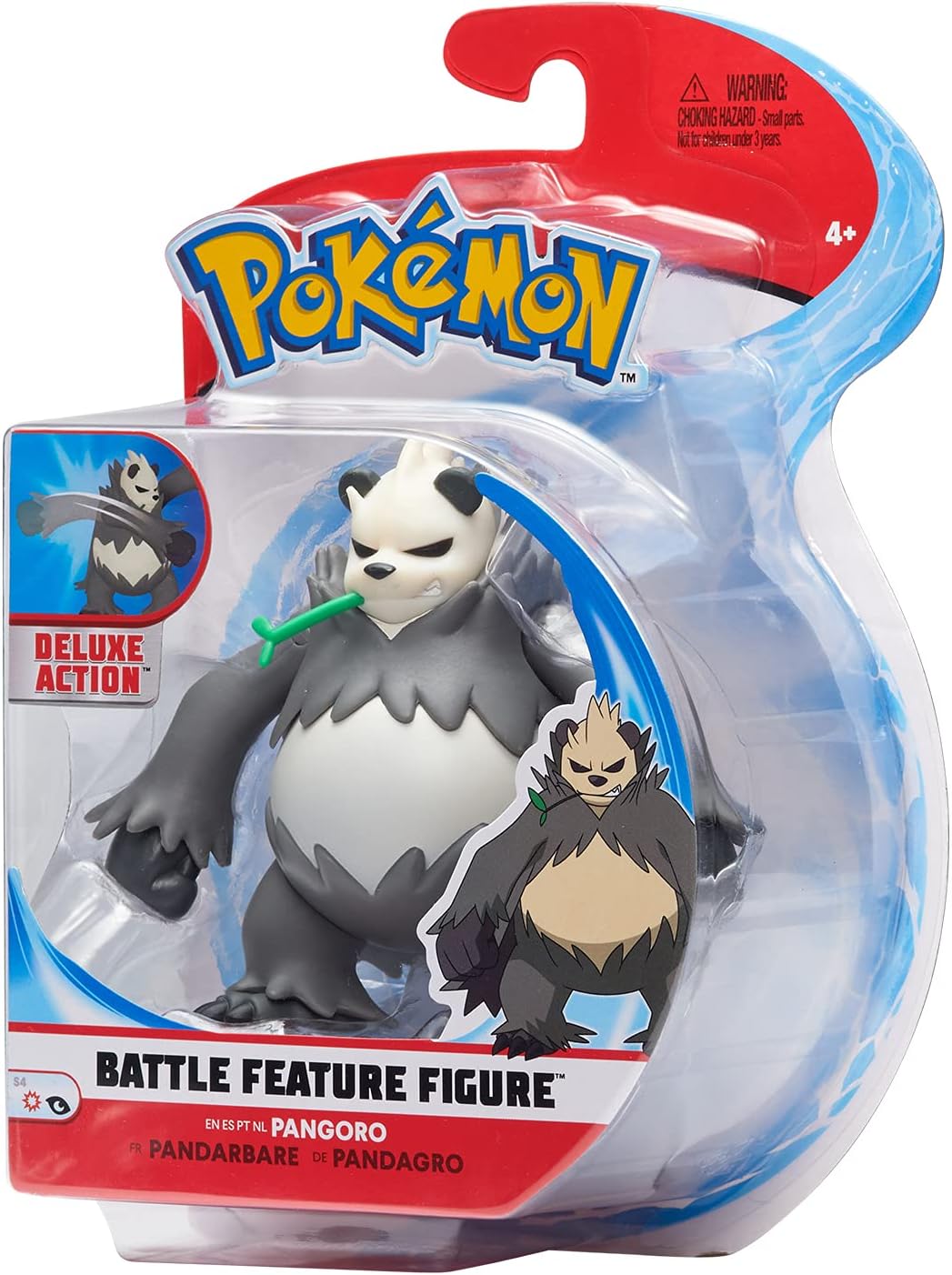 Pokémon - Característica de batalla - Pandarbare (Pangoro) - Figura...