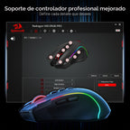 Redragon Ratón óptico inalámbrico RGB para juegos M612 teclas de |...