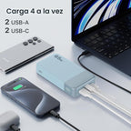 NOBIS Cargador portátil 20000mAh 65W Power Bank Carga rápida | Banc...