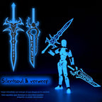 SkyBody Titan 13 - Juego de figuras de acción, robot impreso en 3D,...