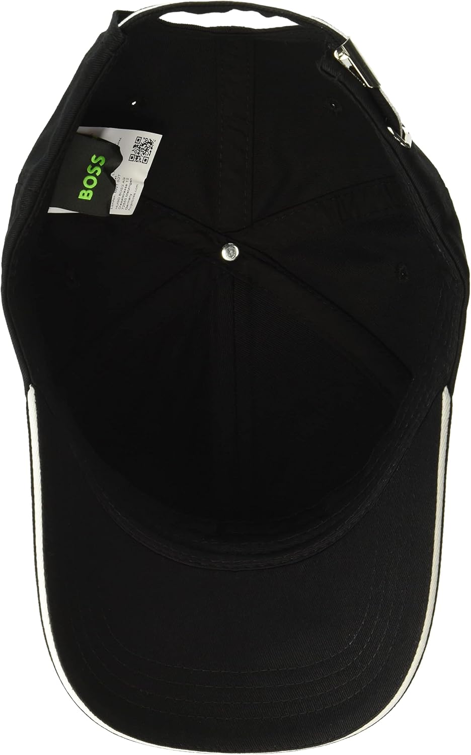 Gorra de sarga con logotipo audaz de BOSS para hombre