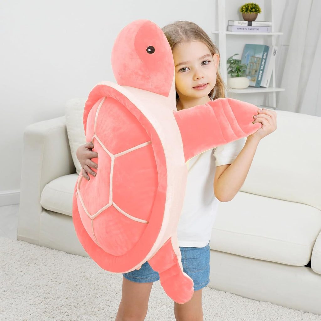 Dalmao - Almohada de peluche grande de 28" con tortuga marina r...