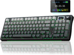 AULA S98 Pro Teclado mecánico inalámbrico para juegos con pantalla,...