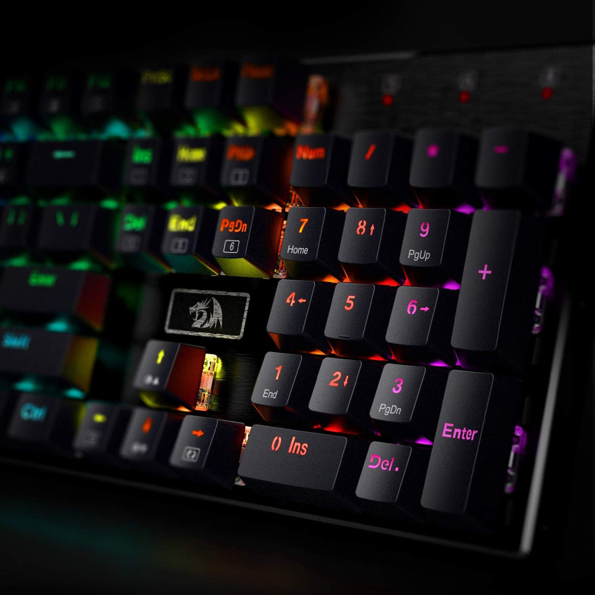 Redragon Teclado mecánico atado con cable del juego K556 RGB | Cons...