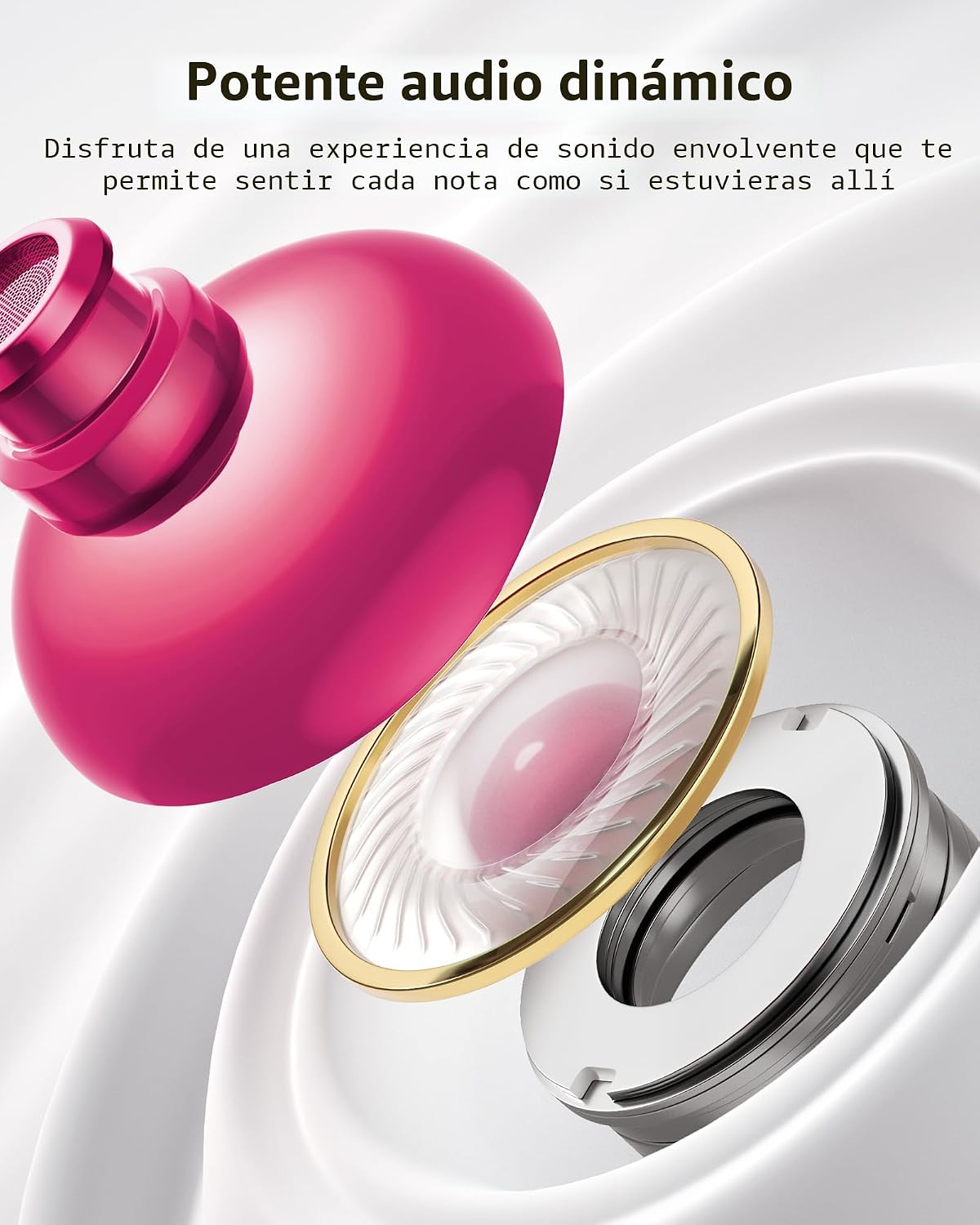PocBuds Auriculares Bluetooth inalámbricos 80 horas de reproducción...
