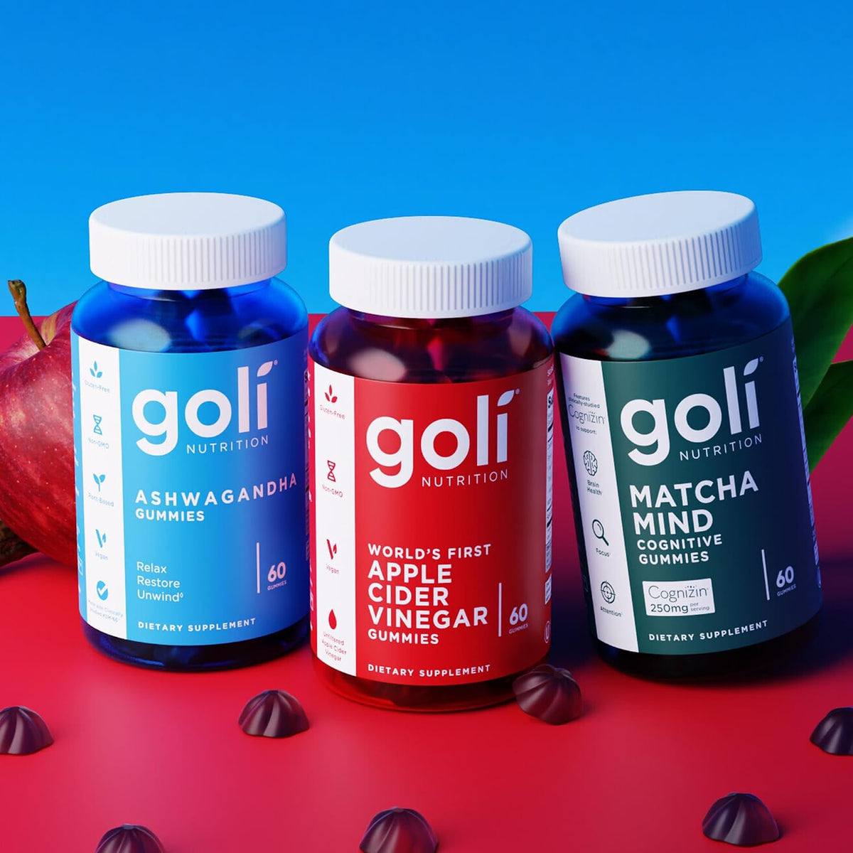 Goli Gomitas Ashwagandha y vitamina D, 120 unidades \u2013 Relájate...
