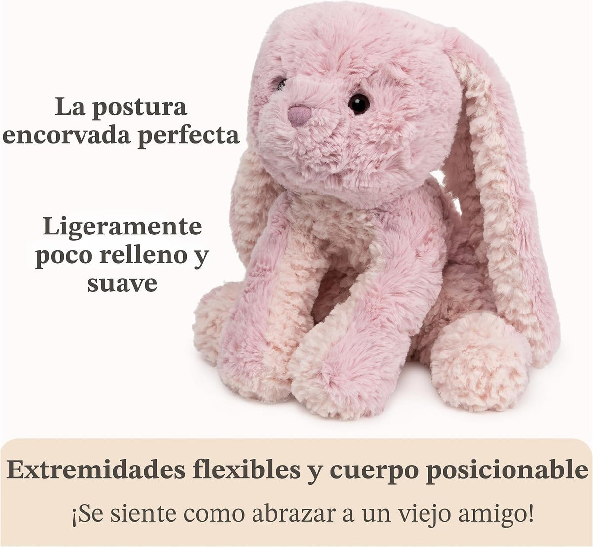 GUND Cozys Collection Bunny juguete sensorial de peluche de 10 pulg...
