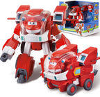 Super Wings Juguetes, robot transformador Super Mecha de Jett de 7...