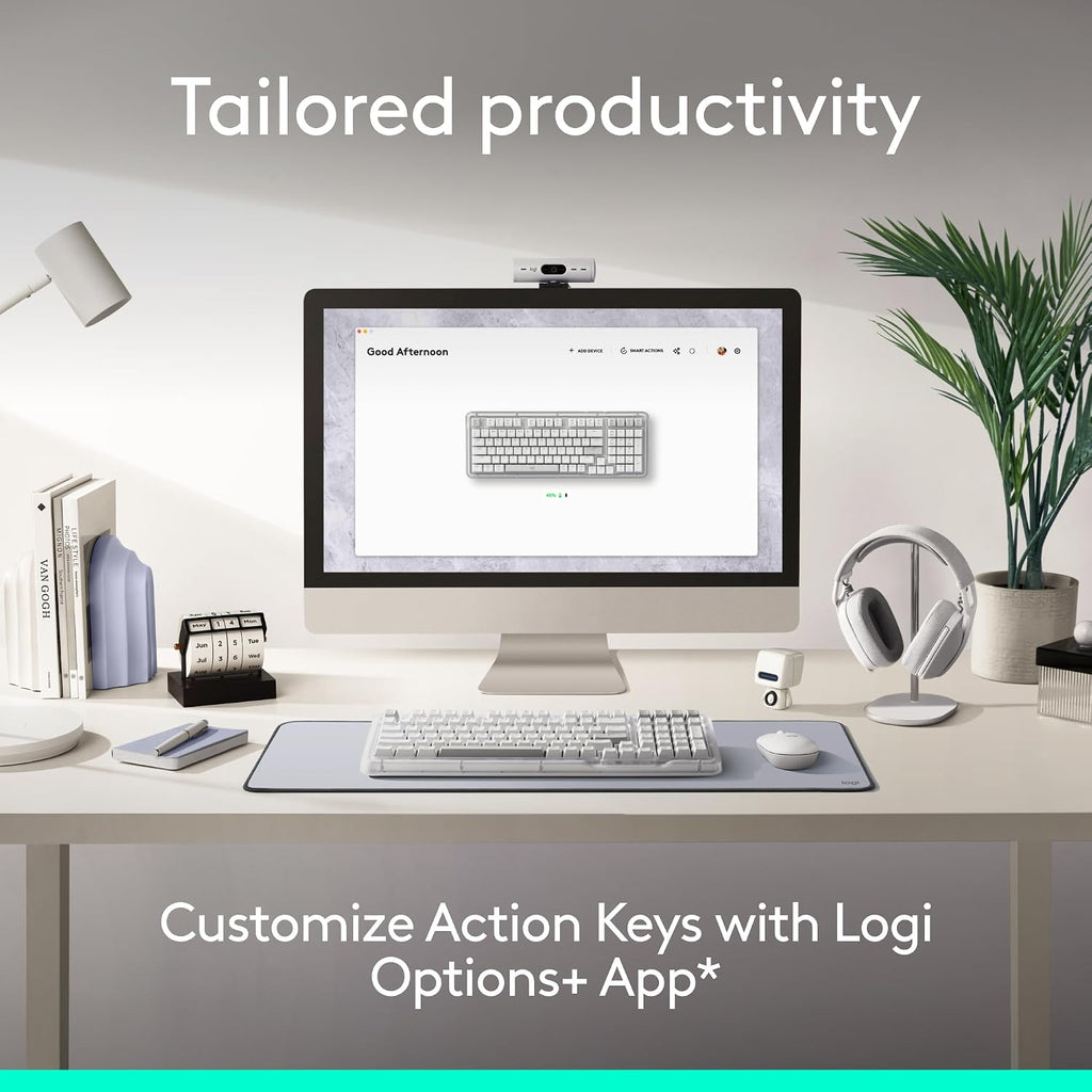 Teclado inalámbrico con junta mecánica Logitech Alto Keys K98M - Bl...