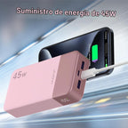 Cargador portátil JUOVI Power Bank 45W 20000mAh | PD QC carga rápid...