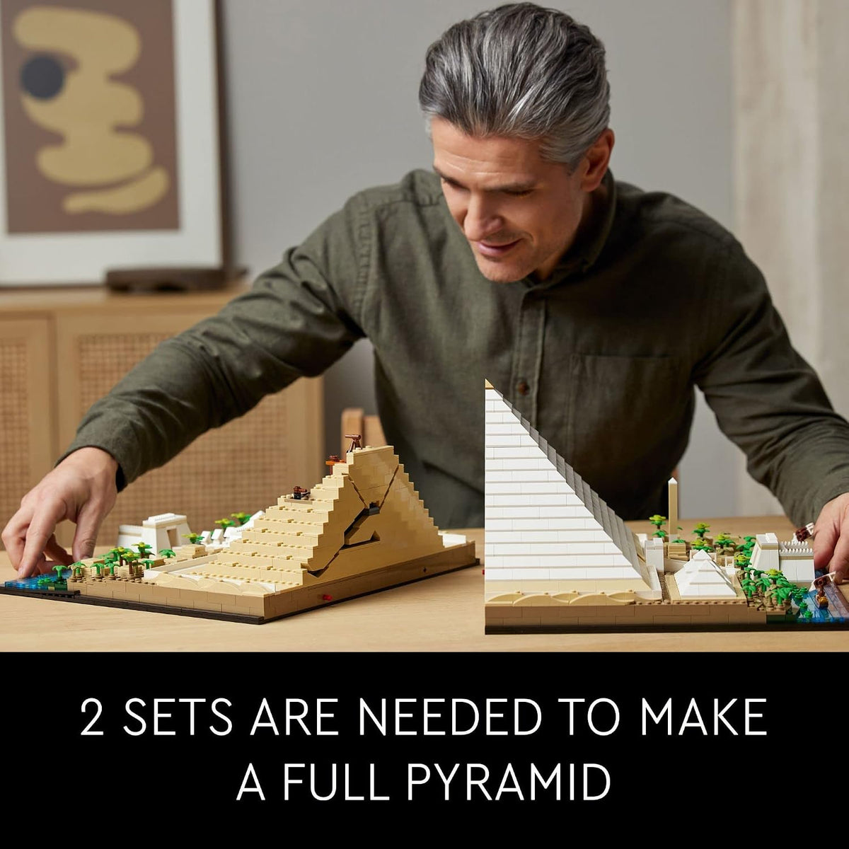 LEGO Architecture Set de la Gran Pirámide de Giza 21058, Kit de Con...
