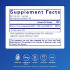 Cápsulas puras - Vitamina D3 5.000, 5000 UI, 1 | Suplemento para ap...