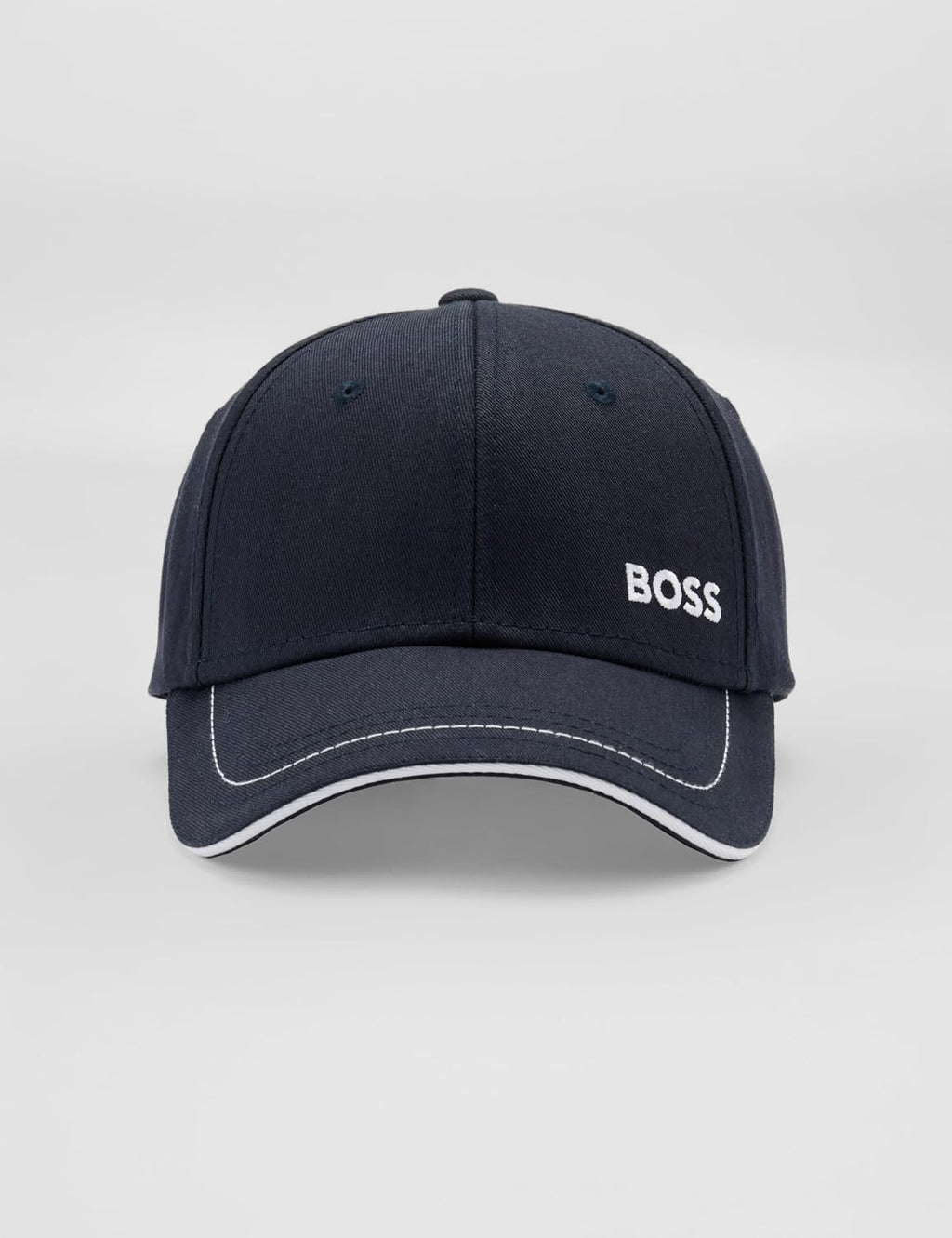 Gorra de sarga con logotipo audaz de BOSS para hombre